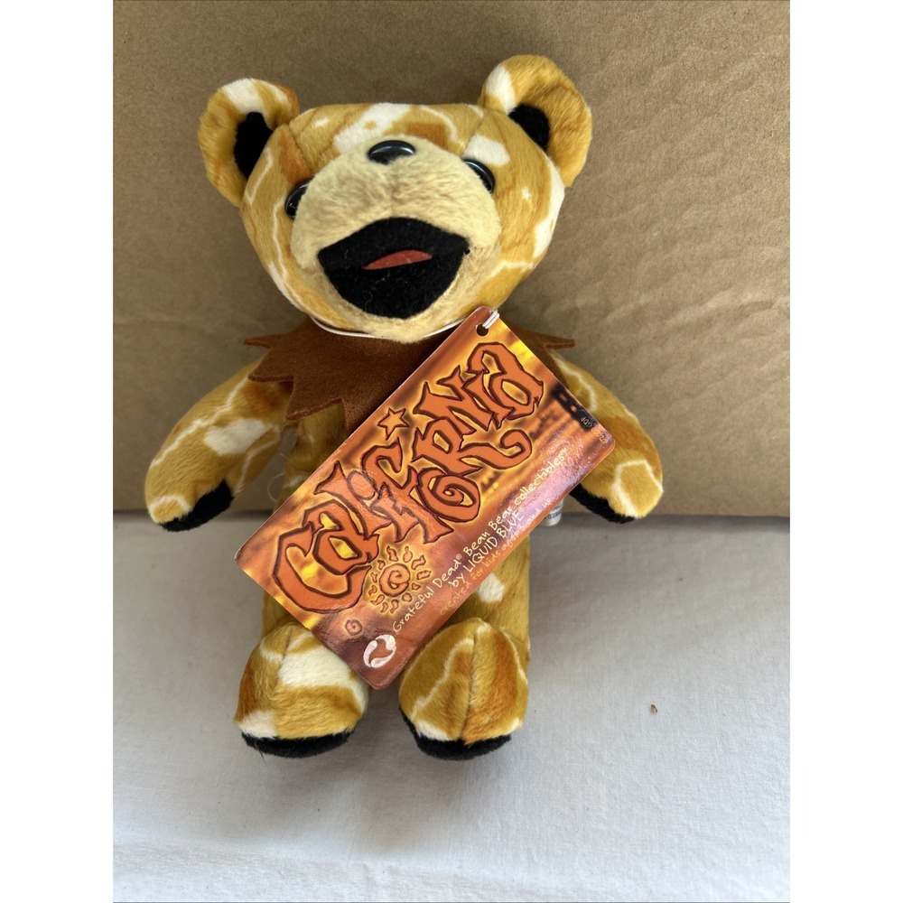 GRATEFUL DEAD VINTAGE 2000 LIQUID BLUE BEAN BEAR CALIFORNIA SWING AUDITORIUM '77